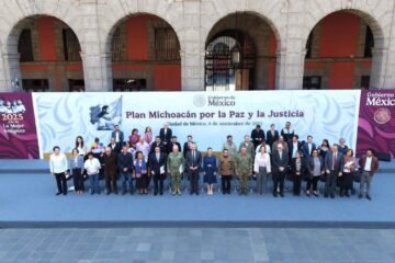 Presentan Bedolla y Sheinbaum Plan Michoacán por la Paz y la Justicia