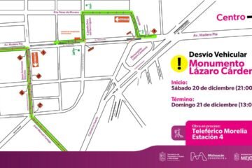 Por obras del teleférico, habrá desvío vehicular en el obelisco a Lázaro Cárdenas: Gladyz Butanda