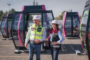 Montan primera cabina del teleférico de Morelia: Gladyz Butanda