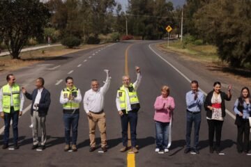 Inaugura Bedolla rehabilitación carretera Tocumbo-Cotija; impulsa el desarrollo regional