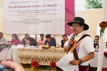INPI y pueblos originarios de Michoacán inician construcción de acuerdos del Plan de Justicia Indígena