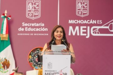 Construcción de obra educativa, pilar de la transformación: Gabriela Molina