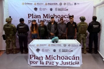 SSP detiene a 5, uno de ellos presunto integrante de banda que robaba vehículos en Morelia