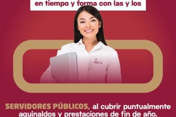 Cumplimos nuevamente con el pago de aguinaldos y prestaciones estatales