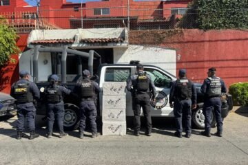 Asegurados 25.6 kilos de marihuana en la Central de Autobuses de Uruapan: SSP