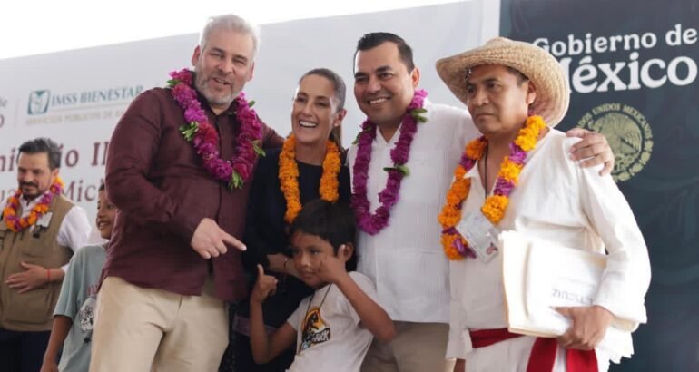 Visita de Sheinbaum impulsará programas sociales y el Plan Michoacán: Bedolla