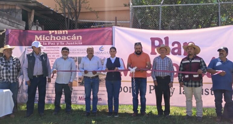 Conagua rehabilita infraestructura de riego en 6 municipios del oriente michoacano Conagua rehabilita infraestructura de riego en 6 municipios del oriente michoacano