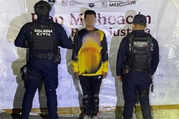 SSP detiene a hombre en posesión de marihuana en Uruapan