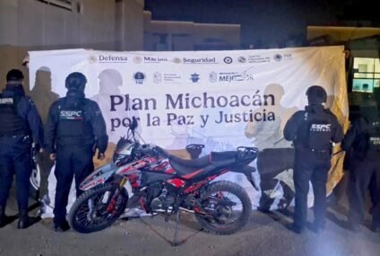 Recupera la policía, una moto robada poco antes