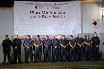 Detenidos 11 policías municipales de Ecuandureo relacionados con presuntas actividades delictivas