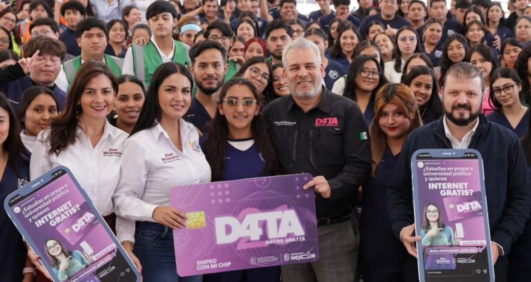 Antes era un gasto, hoy es un derecho; con internet gratis Bedolla transforma educación pública