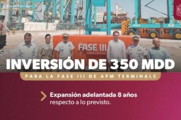 Inversión de 350 mdd de APM Terminals impulsa crecimiento del puerto de Lázaro Cárdenas: Bedolla Inversión de 350 mdd de APM Terminals impulsa crecimiento del puerto de Lázaro Cárdenas: Bedolla