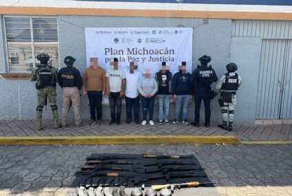 SSP y Defensa detienen a 6 personas y aseguran 10 armas en Morelia SSP y Defensa detienen a 6 personas y aseguran 10 armas en Morelia