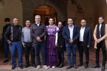 Bedolla y Josefina Rodríguez anuncian nueva ruta aérea AIFA-Morelia-Uruapan