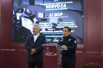 Con inversión estatal de 41 mdp se moderniza la seguridad de Morelia con nuevo C4: Bedolla
