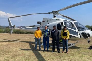 Atiende Gobierno de Michoacán incendio forestal en Salvador Escalante