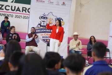 Asiste Adriana Campos al Encuentro Regional de Ciencia y Robótica en Pátzcuaro