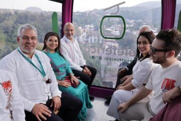 A una semana de su puesta en marcha del teleférico de Uruapan, Bedolla destacó que este sistema ya es parte esencial de la vida diaria