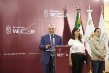 Abrirá próximo viernes puente del distribuidor de salida a Pátzcuaro: Bedolla Abrirá próximo viernes puente del distribuidor de salida a Pátzcuaro: Bedolla