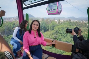 Teleférico de Uruapan transformó la vida de miles de uruapenses: Gladyz Butanda