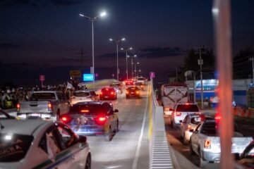 Bedolla habilitó hoy los 4 carriles superiores del paso Independencia