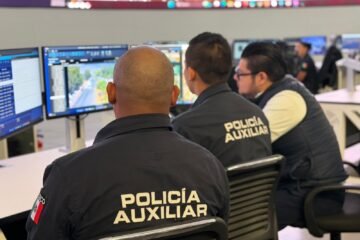 SSP y Policía Auxiliar con vigilancia permanente en el teleférico de Uruapan