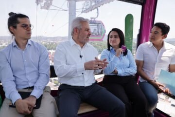 Más de 182 mil personas han volado en el teleférico de Uruapan: Bedolla