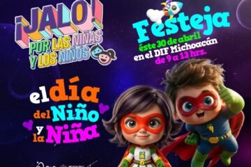 ¡Jalo por las Niñas y Niños! Brincolines, botargas y sorpresas este 30 de abril en el DIF Michoacán