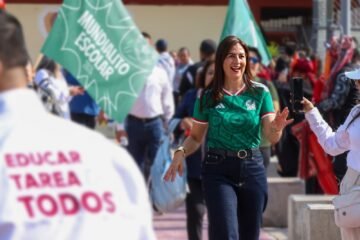 Impulsa Gaby Molina transformación social a través del Mundialito Escolar