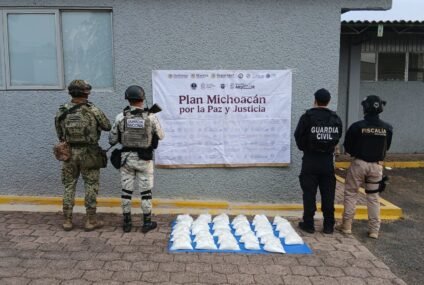 Asegurados 40 kg de metanfetamina en Morelia: SSP