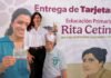 Arranca entrega de tarjetas de becas Rita Cetina: Gabriela Molina