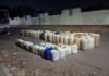 Fuerte golpe al huachicoleo: aseguran 11 mil 800 litros de hidrocarburo, en Arteaga