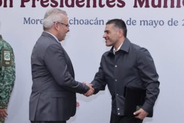 Coordinación con Bedolla, ha sido clave para resultados en seguridad, destaca Harfuch
