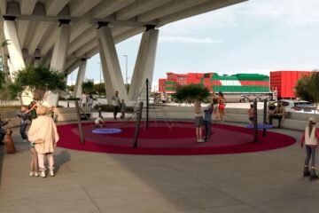 Conoce el innovador bajopuente del Paso Independencia, contará con cancha de pádel