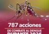 Refuerza SSM combate al dengue con más de 351 mil tareas de prevención