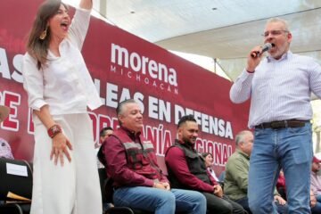 Michoacán está listo para una gobernadora”: Gobernador le levanta la mano a Gaby Molina