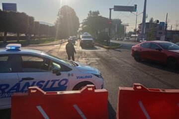 Inician 🦺👷obras de construcción sobre el 🛣️ Boulevard Industrial en el carril de circulación Oriente – Poniente.