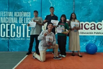 Con oro, plata y bronce, Cecytem destaca en justa académica nacional