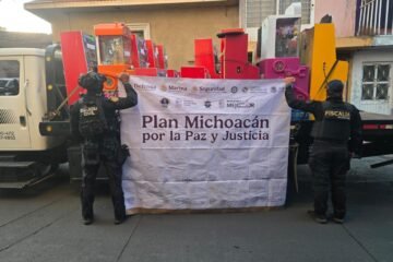 Realiza FGE y SIE acción operativa en Quiroga relacionada con máquinas tragamonedas y minicasinos