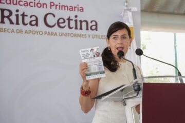 Beca Rita Cetina da tranquilidad a las familias: Gabriela Molina
