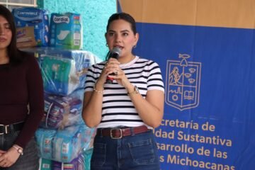 Solidaridad de los michoacanos llega al Hogar Cristo Abandonado; se entregaron 3 mil 600 pañales