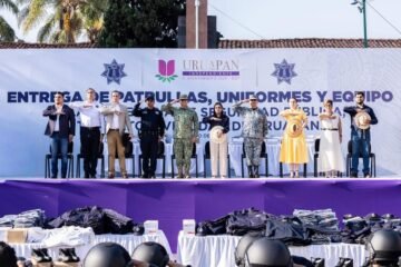 🚔✨ Fortalecimiento histórico para la seguridad en Uruapan