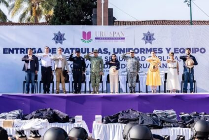 🚔✨ Fortalecimiento histórico para la seguridad en Uruapan