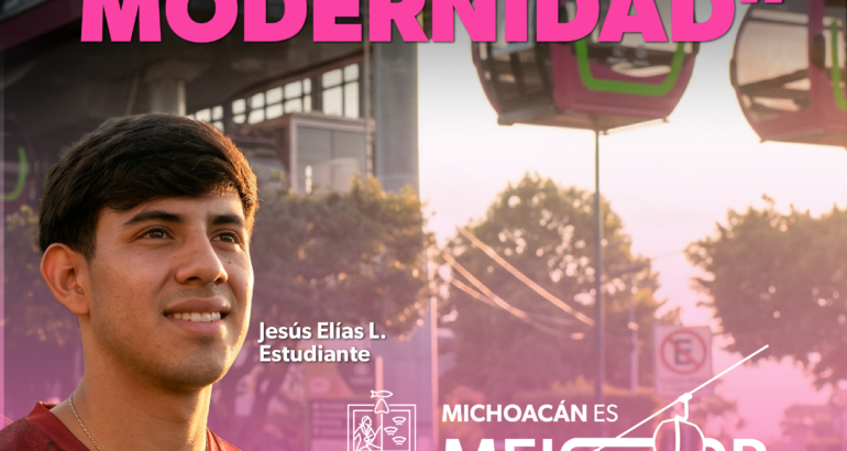 El nuevo Teleférico de Uruapan no solo transforma la manera en que nos movemos, también acerca las oportunidades a miles de estudiantes y familias