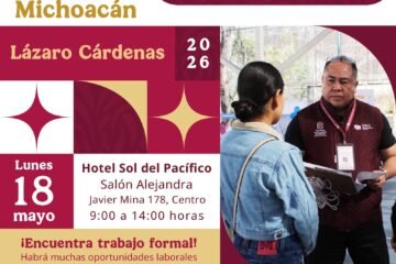 📣 ¡Mañana inicia la Feria de Empleo en Lázaro Cárdenas! 💼✨