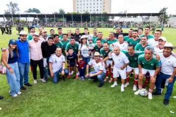 Grecia Quiroz, presidenta municipal de Uruapan, atiende el deporte