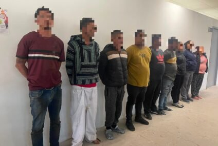 En operativo interinstitucional, SSP brinda apoyo a FGE para detener a 9 presuntos implicados en homicidio en Uruapan