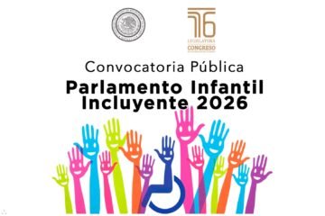 El Congreso del Estado invita a menores de 9 a 12 años al Parlamento Infantil Incluyente 2026