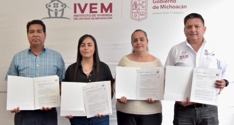 Mil nuevas viviendas transformarán la vida de familias en cinco municipios de Michoacán