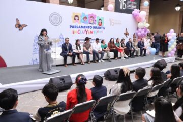 Al darles la bienvenida, diputados motivan a la niñez a alzar la voz para ser factor de cambio en Michoacán